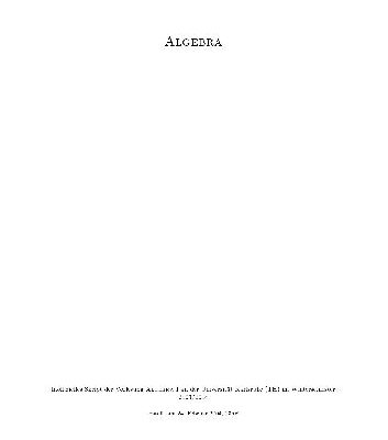 خرید و دانلود نسخه کامل کتاب Algebra 005