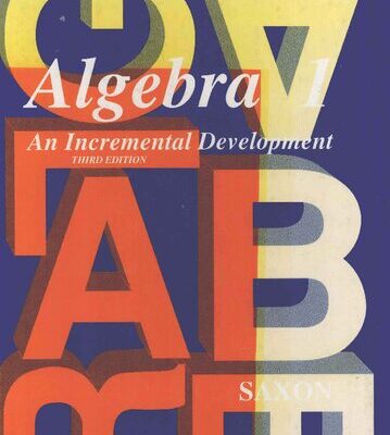 خرید و دانلود نسخه کامل کتاب Algebra 1: An Incremental Development (Saxon Algebra 1)
