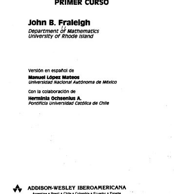خرید و دانلود نسخه کامل کتاب Algebra Abstracta, Primer Curso
