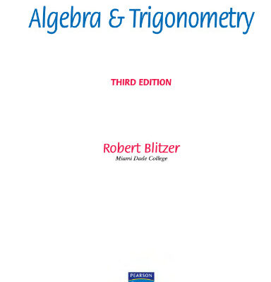 خرید و دانلود نسخه کامل کتاب Algebra and Trigonometry (3rd Edition)