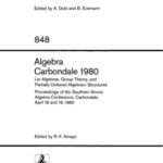 خرید و دانلود نسخه کامل کتاب Algebra Carbondale 1980 proceedings. Lie algebras, group theory, and partially ordered algebraic structures