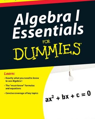 خرید و دانلود نسخه کامل کتاب Algebra I Essentials For Dummies