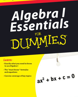 خرید و دانلود نسخه کامل کتاب Algebra I Essentials For Dummies