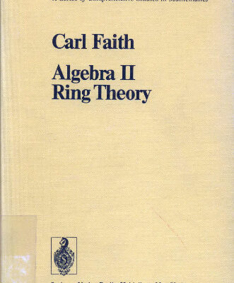 خرید و دانلود نسخه کامل کتاب Algebra II Ring Theory