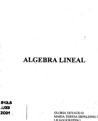 خرید و دانلود نسخه کامل کتاب Algebra lineal