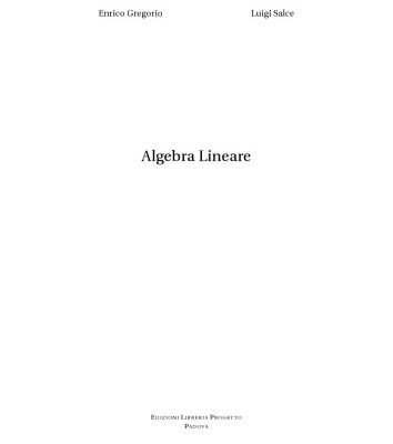 خرید و دانلود نسخه کامل کتاب Algebra lineare