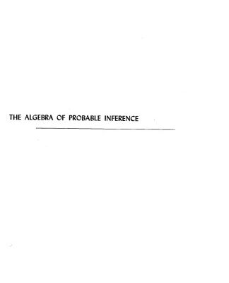 خرید و دانلود نسخه کامل کتاب Algebra of Probable Inference