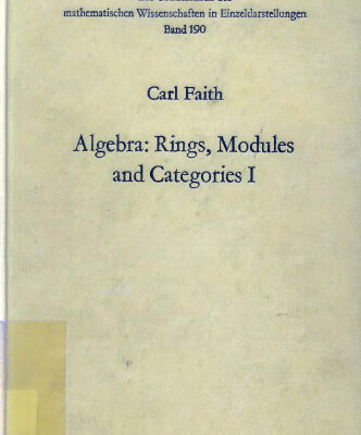 خرید و دانلود نسخه کامل کتاب Algebra. Rings, modules and categories