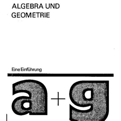 خرید و دانلود نسخه کامل کتاب Algebra und Geometrie