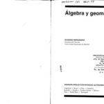 خرید و دانلود نسخه کامل کتاب Algebra y Geometria