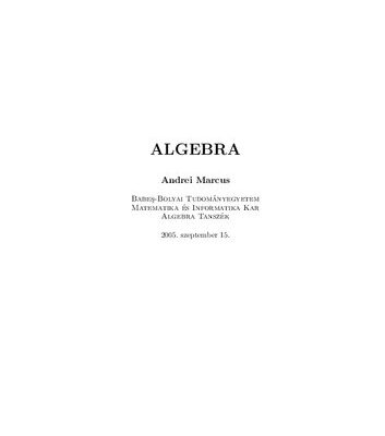 خرید و دانلود نسخه کامل کتاب Algebra