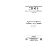 خرید و دانلود نسخه کامل کتاب Algebraic analysis of solvable lattice models