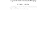 خرید و دانلود نسخه کامل کتاب Algebraic and Geometric Surgery