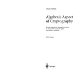 خرید و دانلود نسخه کامل کتاب Algebraic Aspects of Cryptography
