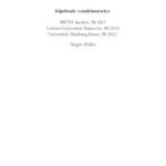 خرید و دانلود نسخه کامل کتاب Algebraic combinatorics [Lecture notes]