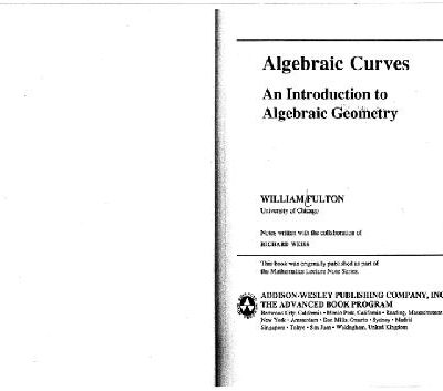 خرید و دانلود نسخه کامل کتاب Algebraic curves