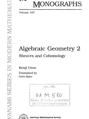 خرید و دانلود نسخه کامل کتاب Algebraic geometry 2. Sheaves and cohomology