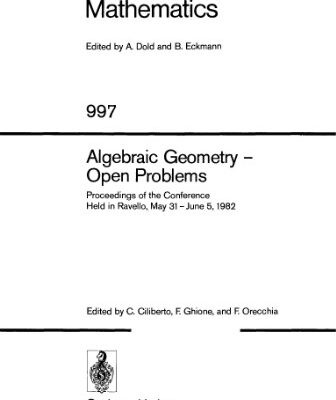 خرید و دانلود نسخه کامل کتاب Algebraic Geometry — Open Problems: Proceedings of the Conference Held in Ravello, May 31 – June 5, 1982