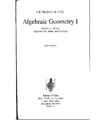 خرید و دانلود نسخه کامل کتاب Algebraic geometry