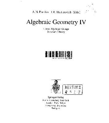 خرید و دانلود نسخه کامل کتاب Algebraic Geometry