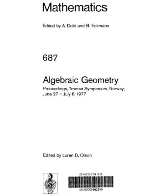 خرید و دانلود نسخه کامل کتاب Algebraic Geometry