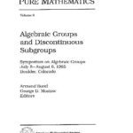خرید و دانلود نسخه کامل کتاب Algebraic groups and Discontinuous subgroups