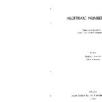 خرید و دانلود نسخه کامل کتاب Algebraic Number Theory