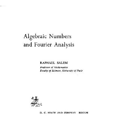 خرید و دانلود نسخه کامل کتاب Algebraic numbers and Fourier analysis