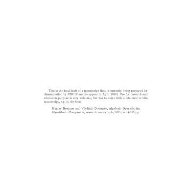 خرید و دانلود نسخه کامل کتاب Algebraic Operads: An Algorithmic Companion [draft]