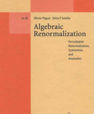 خرید و دانلود نسخه کامل کتاب Algebraic renormalization: perturbative renormalization, symmetries and anomalies