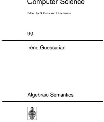 خرید و دانلود نسخه کامل کتاب Algebraic semantics