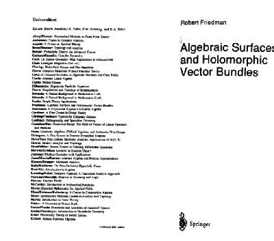 خرید و دانلود نسخه کامل کتاب Algebraic surfaces and golomorphic vector bundles