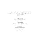 خرید و دانلود نسخه کامل کتاب Algebraic topology: A computational approach