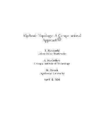 خرید و دانلود نسخه کامل کتاب Algebraic Topology A Computational Approach