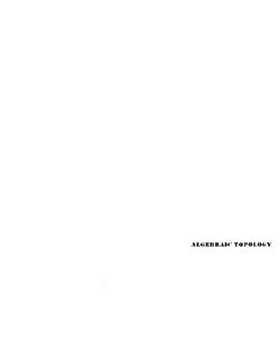 خرید و دانلود نسخه کامل کتاب Algebraic topology