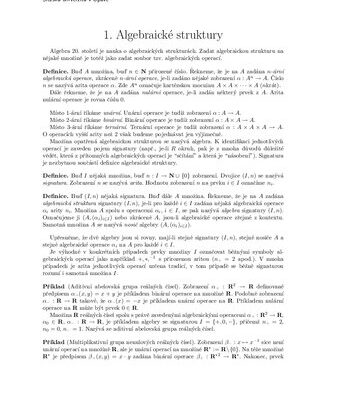 خرید و دانلود نسخه کامل کتاب Algebraické struktury