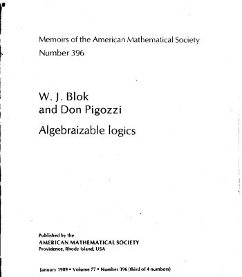 خرید و دانلود نسخه کامل کتاب Algebraizable logics