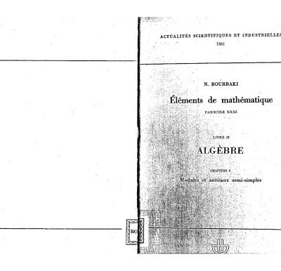 خرید و دانلود نسخه کامل کتاب Algèbre : Chapitre 8