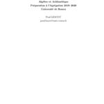 خرید و دانلود نسخه کامل کتاب Algèbre et Arithmétique: Préparation à l’Agrégation 2019-2020
