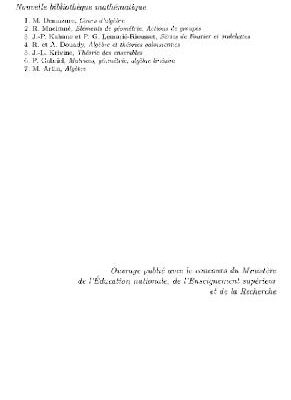 خرید و دانلود نسخه کامل کتاب Algebre et theories galoisiennes