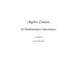 خرید و دانلود نسخه کامل کتاب Algèbre Linéaire (S2 Mathématiques-Informatique)