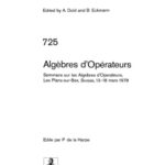 خرید و دانلود نسخه کامل کتاب Algebres d’Operateurs
