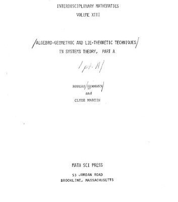 خرید و دانلود نسخه کامل کتاب Algebro-Geometric and Lie-Theoretic Techniques in Systems Theory