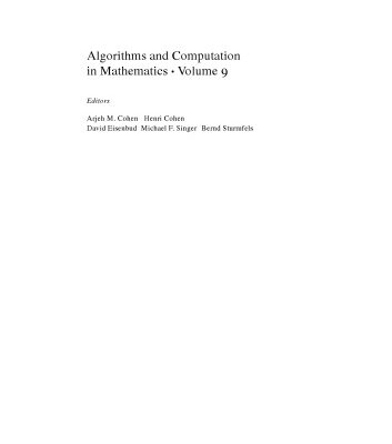 خرید و دانلود نسخه کامل کتاب Algorithmic Topology and Classification of 3-Manifolds