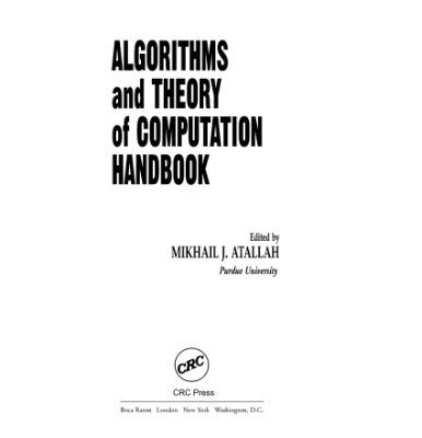 خرید و دانلود نسخه کامل کتاب Algorithms and theory of computation handbook