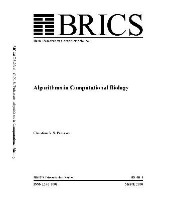 خرید و دانلود نسخه کامل کتاب Algorithms in computational biology