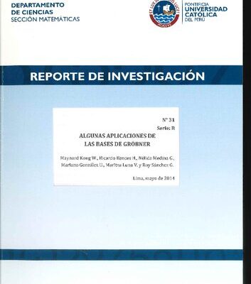 خرید و دانلود نسخه کامل کتاب Algunas aplicaciones de las bases de Gröbner