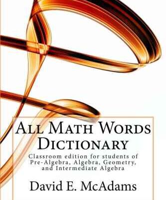 خرید و دانلود نسخه کامل کتاب All Math Words Dictionary
