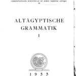 خرید و دانلود نسخه کامل کتاب Altägyptische Grammatik I