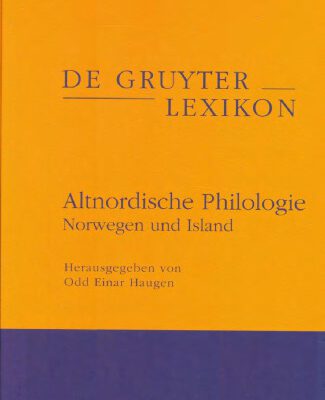 خرید و دانلود نسخه کامل کتاب Altnordische Philologie. Norwegen und Island